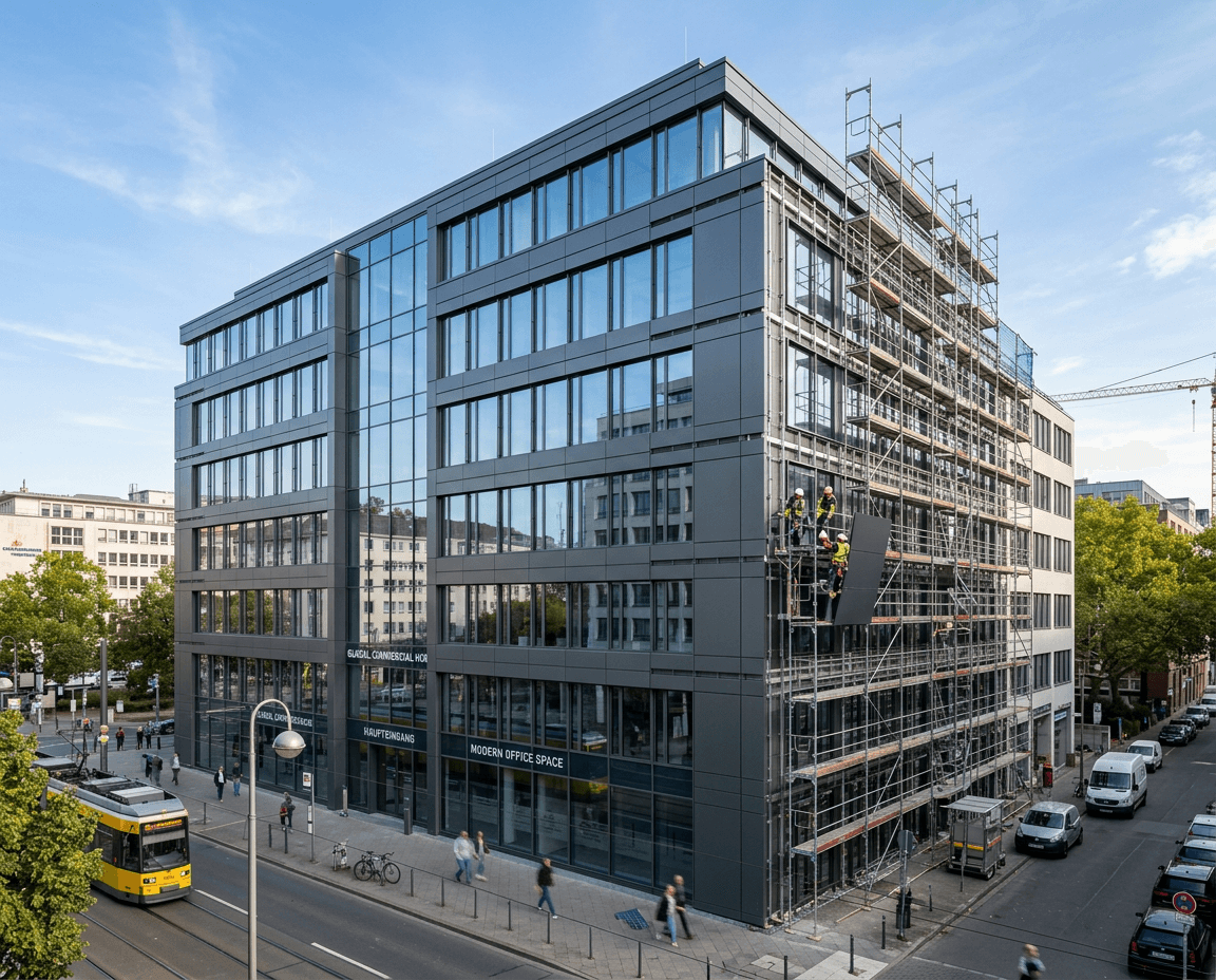 Fassadensanierung Bürokomplex